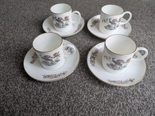 4 x Wedgwood Kutani Crane