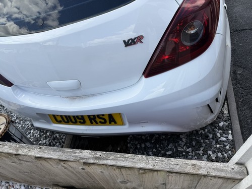 Corsa vxr rear white - white, bumper