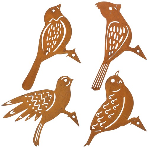 Set garden bird statue - bird, iron