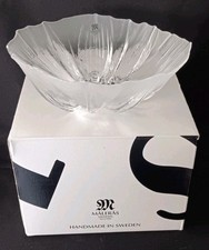 Mats Jonasson (Swedish) Designed Glass 'Anemone' Bowl - 15cm Dia