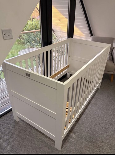 Silver cross cot bed and - cross,