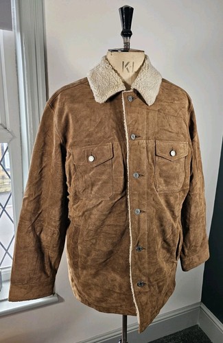 Vtg gap leather trucker jacket - vtg,