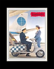 1959 Lambretta LI 125/150 - Matted for 11x14 Frame