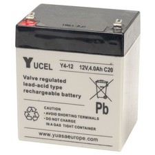 Y4-12 YUCEL 4Ah 12v Sealed Lead-Acid Rechargeable Battery replaces Yuasa NP4-12