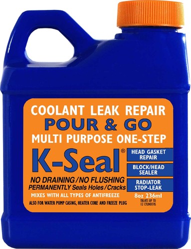 Seal permanent coolant - k-seal, leak