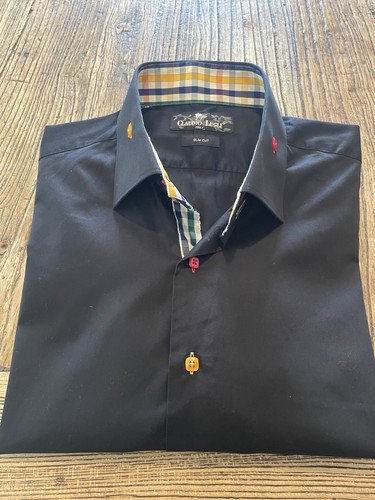 Claudio lugli black slim - black, cut