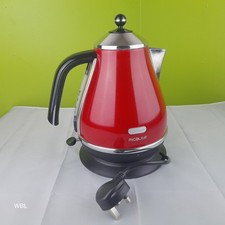 De'Longhi KBOM3001R Jug Kettle Micalite - Red Gloss - Rapid Boil - 1.7L 3kW