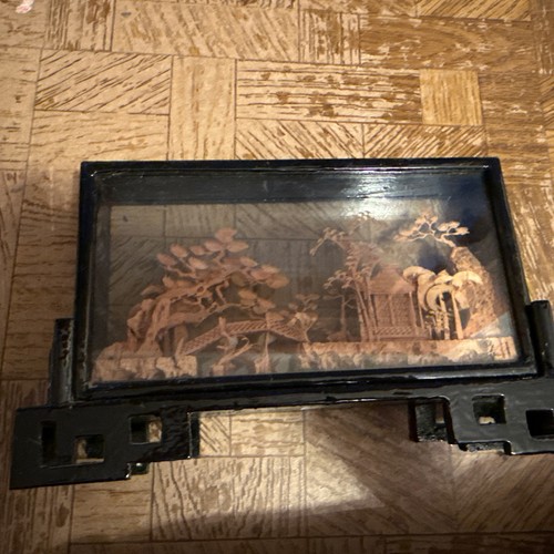 Chinese cork carving - cork, art