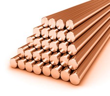 Pure Copper Round Bar / Rod -