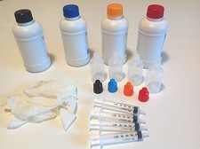 INCHIOSTRO PER CARTUCCE RICARICABILI STAMPANTI HP CANON EPSON BROTHER COMPATIBIL