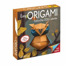 Easy Origami Desk Calendar 2026 - Hobbies & Interests - Day To View