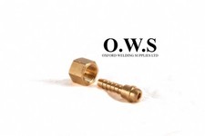 1/4 BSP LH Nut with 1/4 6mm