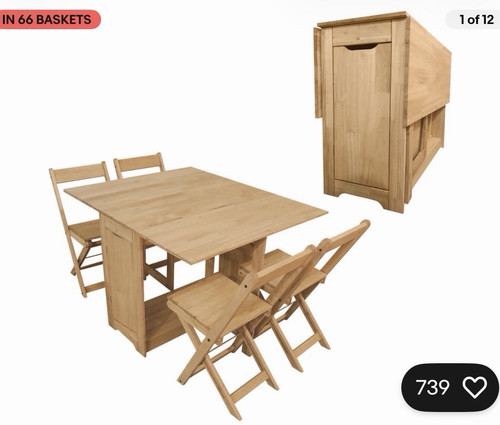 Light wood drop - light, drop-leaf