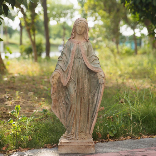 Virgin mary garden statue - virgin,