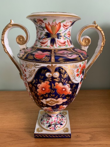 Two handled porcelain pedestal - handled,