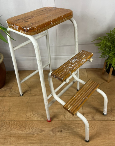 Vintage antique white steel - white,