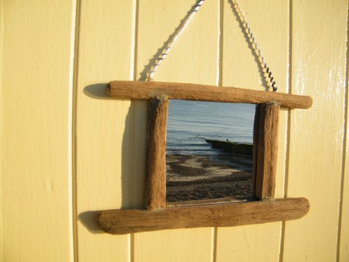 Driftwood mirror ladder - driftwood,