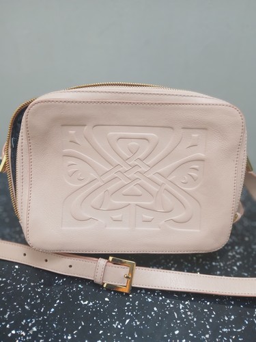 Biba blush beige embossed logo - biba,