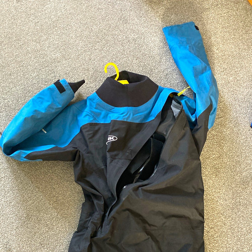 Yak black blue drysuit - black/blue,