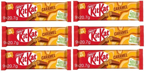 Kitkat finger caramel - kitkat,
