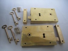 SOLID BRASS door lock latch