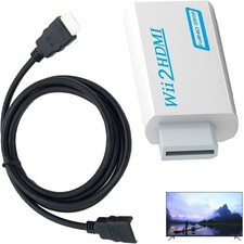 Wii to HDMI Adapter & Converter with 1.5m Cable for Nintendo Wii to Smart TV, 10