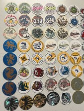 Mixed Pogs Lot Of 79