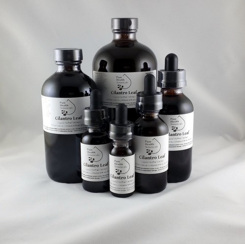 Cilantro leaf tincture - cilantro,
