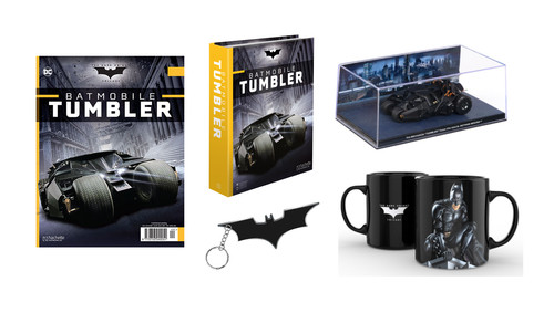 Batmobile tumbler hachette - hachette, 1/8