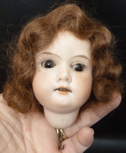 Antique bisque doll head - antique,