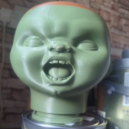 Chucky good guy lifesize head - good,
