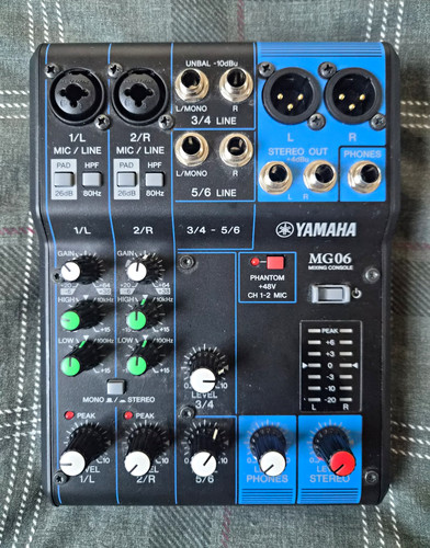 Yamaha mg06 channel desktop - yamaha, 6-channel