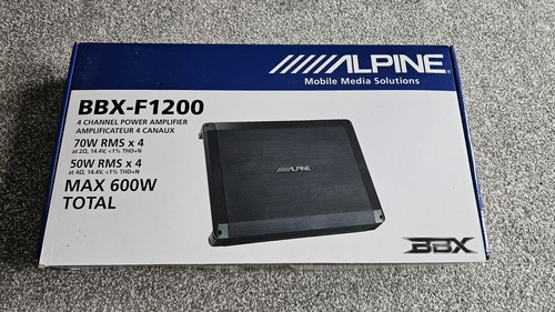 Alpine bbx f1200 channel - bbx-f1200, 4-channel