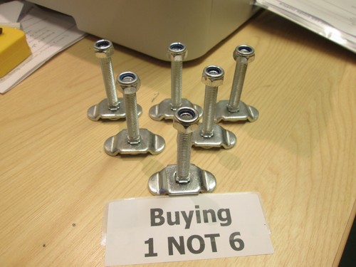 Track butterfly clip mountings - track,