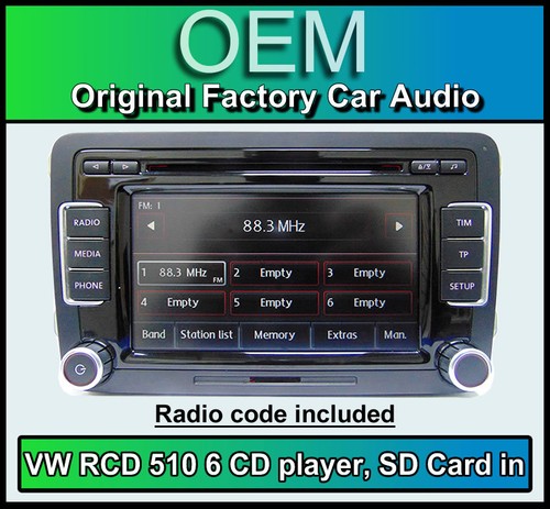Beetle rcd 510 volkswagen - 510, 6
