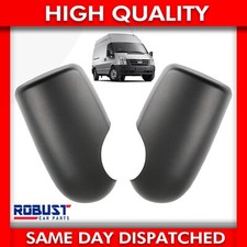 WING MIRROR COVER CAP LEFT + RIGHT SIDE FOR FORD TRANSIT MK6 MK7 (2000-2014)