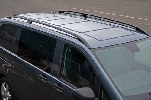 Black roof rack bars - black,