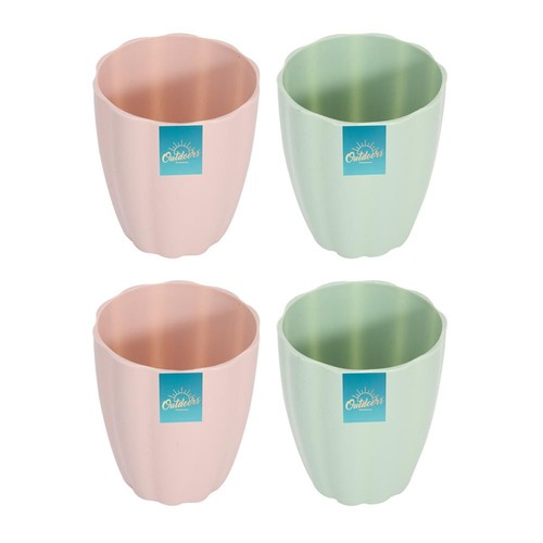 Floral edged plastic - edged,