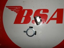 BSA-TRIUMPH C15 B25 B40  B44 B50 TR25 CLUTCH CENTRE NUT + LOCKWASHER