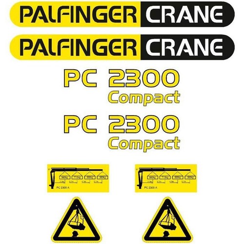 Decal sticker set palfinger - decal,