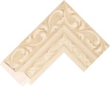 Large Antique Cream Ornate