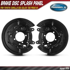 2x Brake Disc Splash Panel Rear Side for Toyota Corolla E12 Celica T23 Prius W1