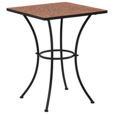 Mosaic Bistro Table Terracotta 60 cm Ceramic vidaXL