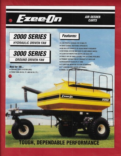 Ezee air seeder - carts, 2000