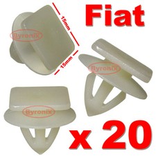 FIAT COUPE PUNTO SIDE SKIRT CLIPS LOWER SILL PLASTIC MOULDING STRIP EXTERIOR X20