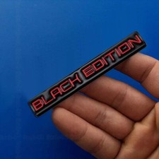 1x Black Edition Emblem Badge