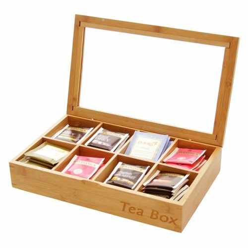Tea box storage organiser - tea,