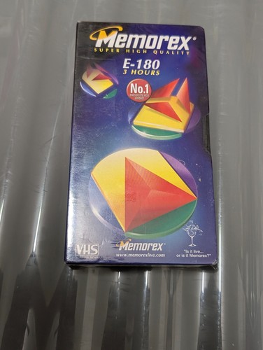 Vintage memorex 180 vhs - vintage,