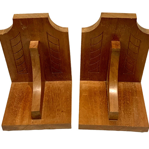 Set vintage wooden wood - of,