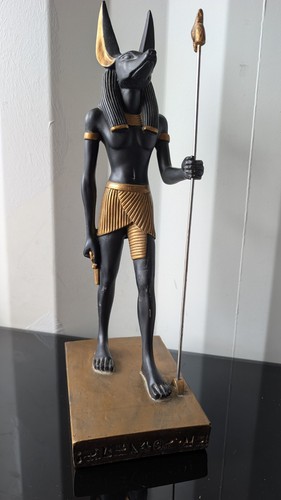 Egyptian anubis statue - anubis, 15"